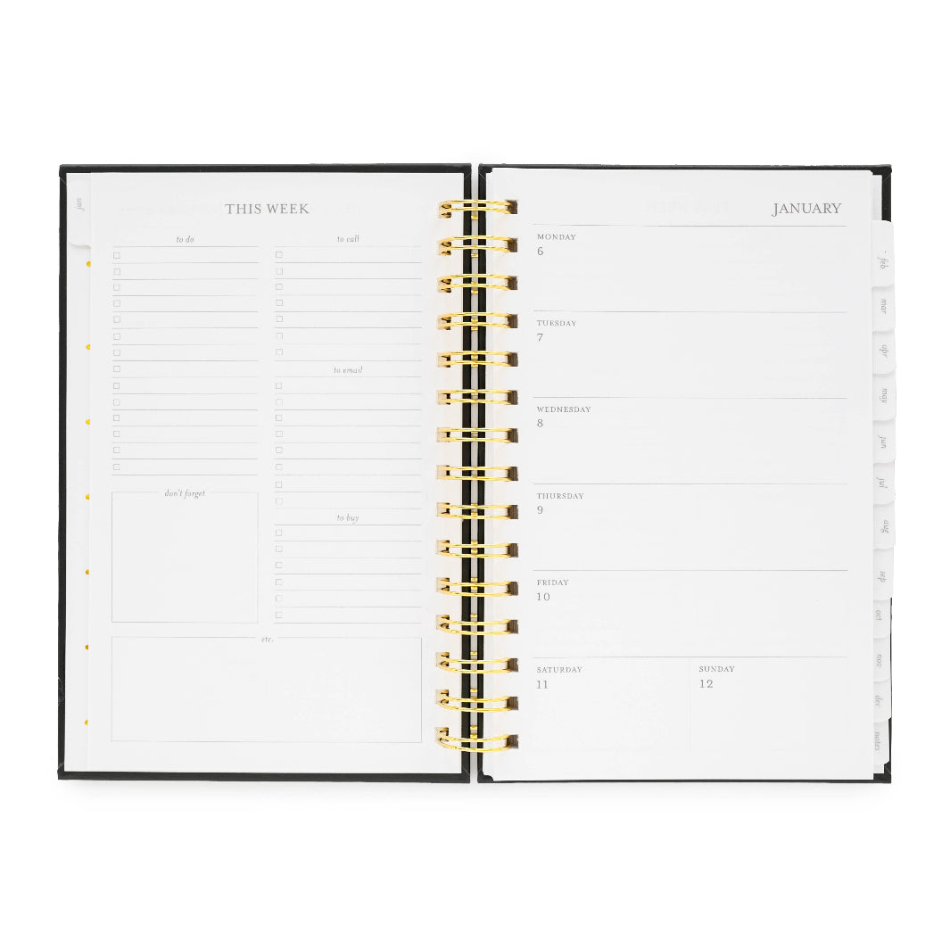 Calendar Pages to plan by Week and by Day.