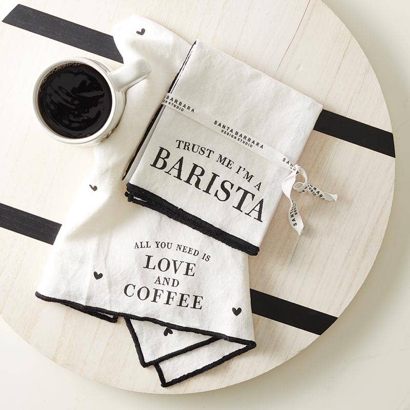 "Trust Me I'm a Barista" Tea Towel