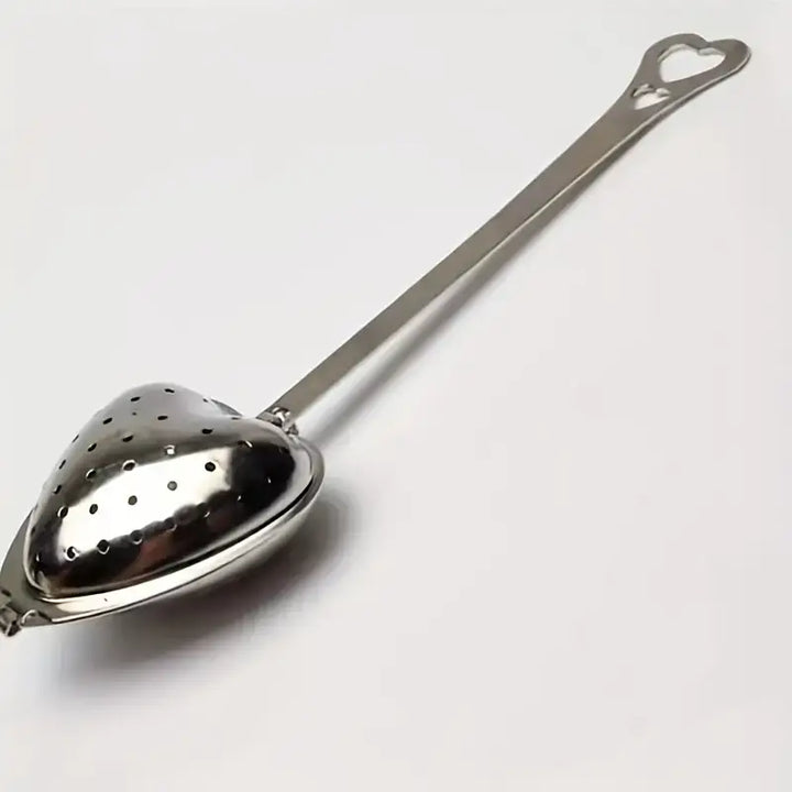 Heart-Shaped Stainless Steel Tea Strainer, chai infuser