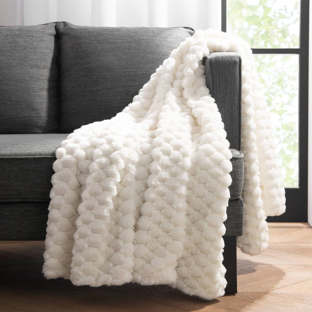 Cottontail Faux Fur Throw Blanket