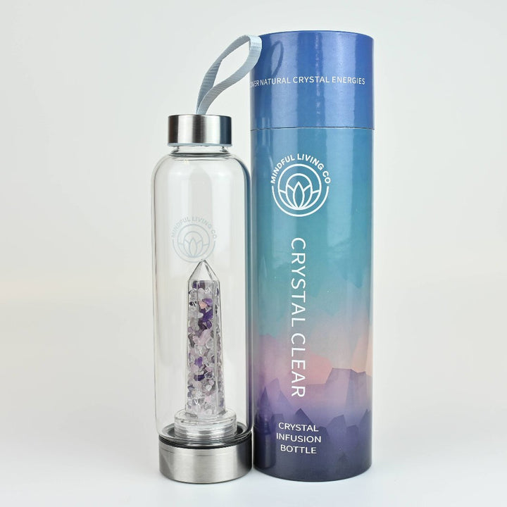 Crystal Clear in Love Water Bottle in Retail Packaging - Perfect for Gifting