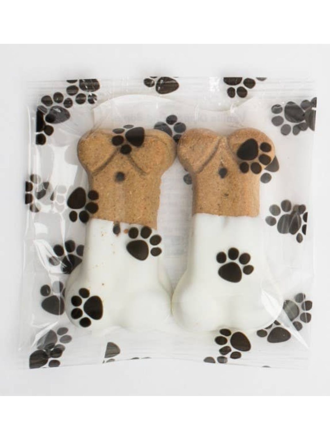 Vanilla Dipped Dog Treats, gourmet dog bones with a pet-friendly vanilla coating.