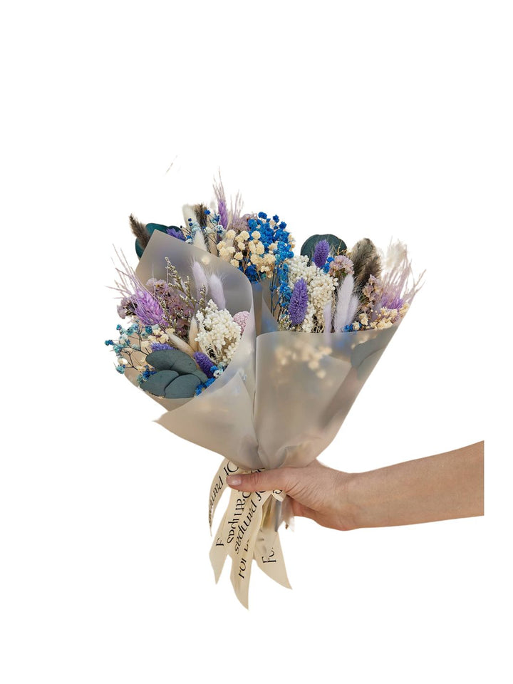 Blue Hue Dried Floral Bouquet