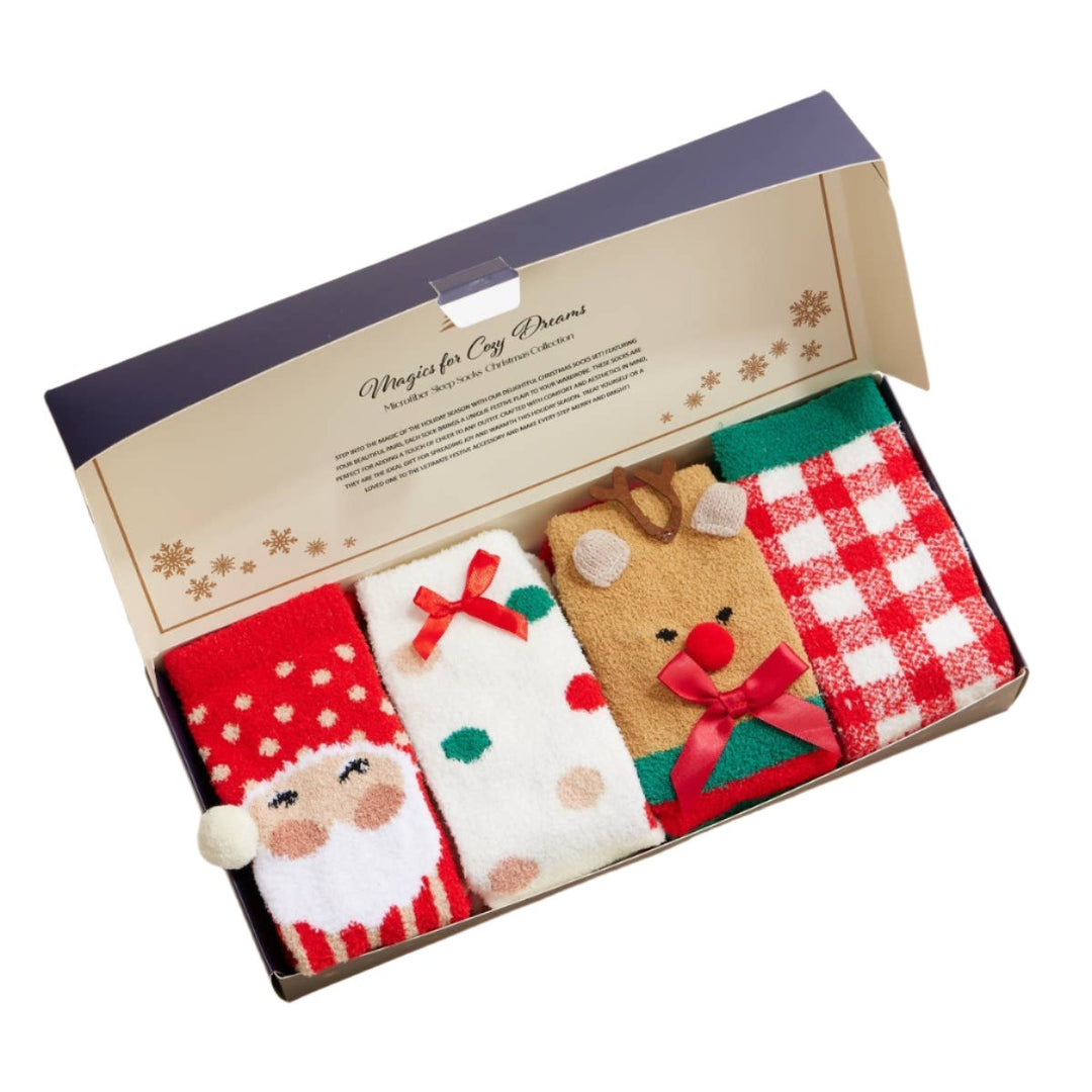 Holiday Magic Fuzzy Socks Gift Set