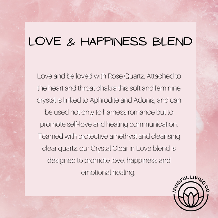 Love & Happiness Blend Crystal Information