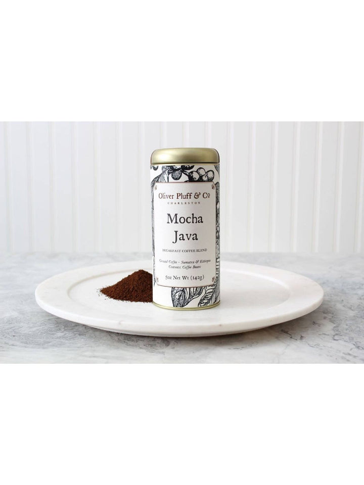 Mocha Java Ground Coffee by Oliver Pluff & Co.