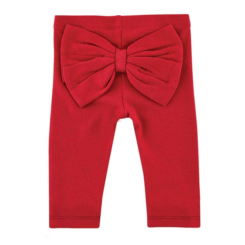 Red Bow Leggings