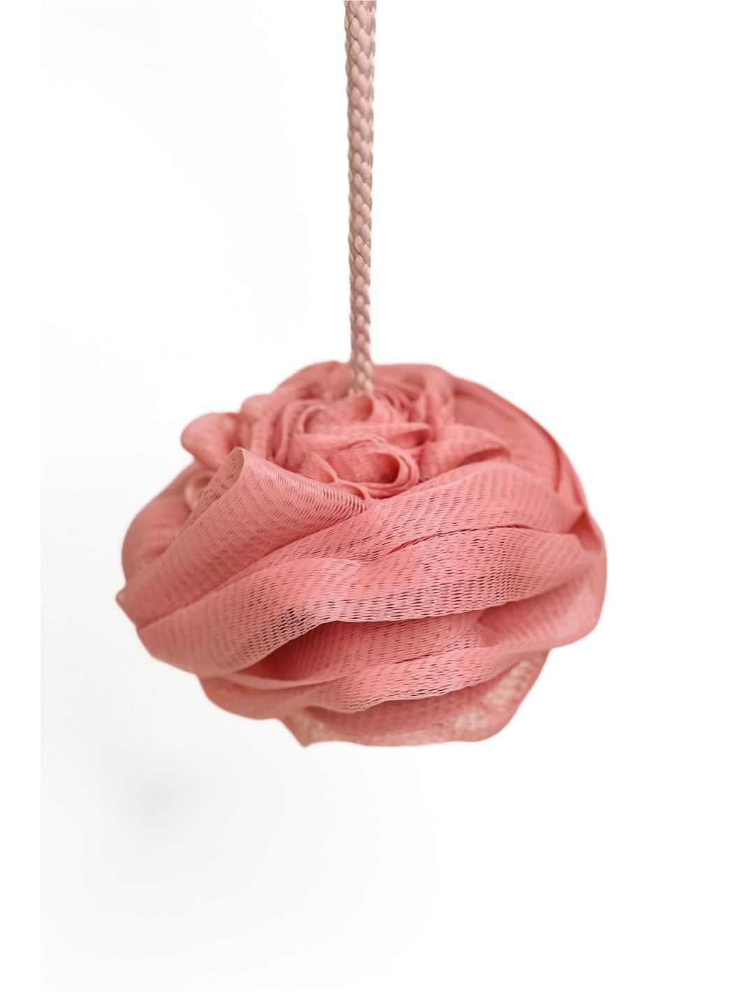 Rose shaped loofah, premium quality, soft and silky feel.