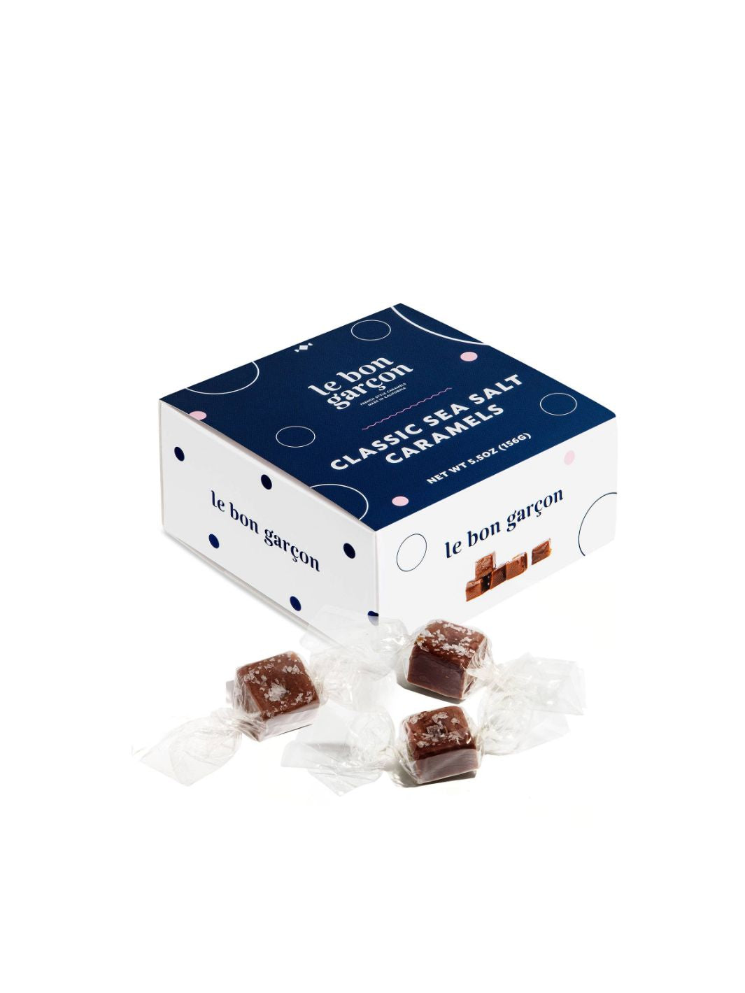 Classic Sea Salt Caramels made with local cream, fresh butter, and sugar.