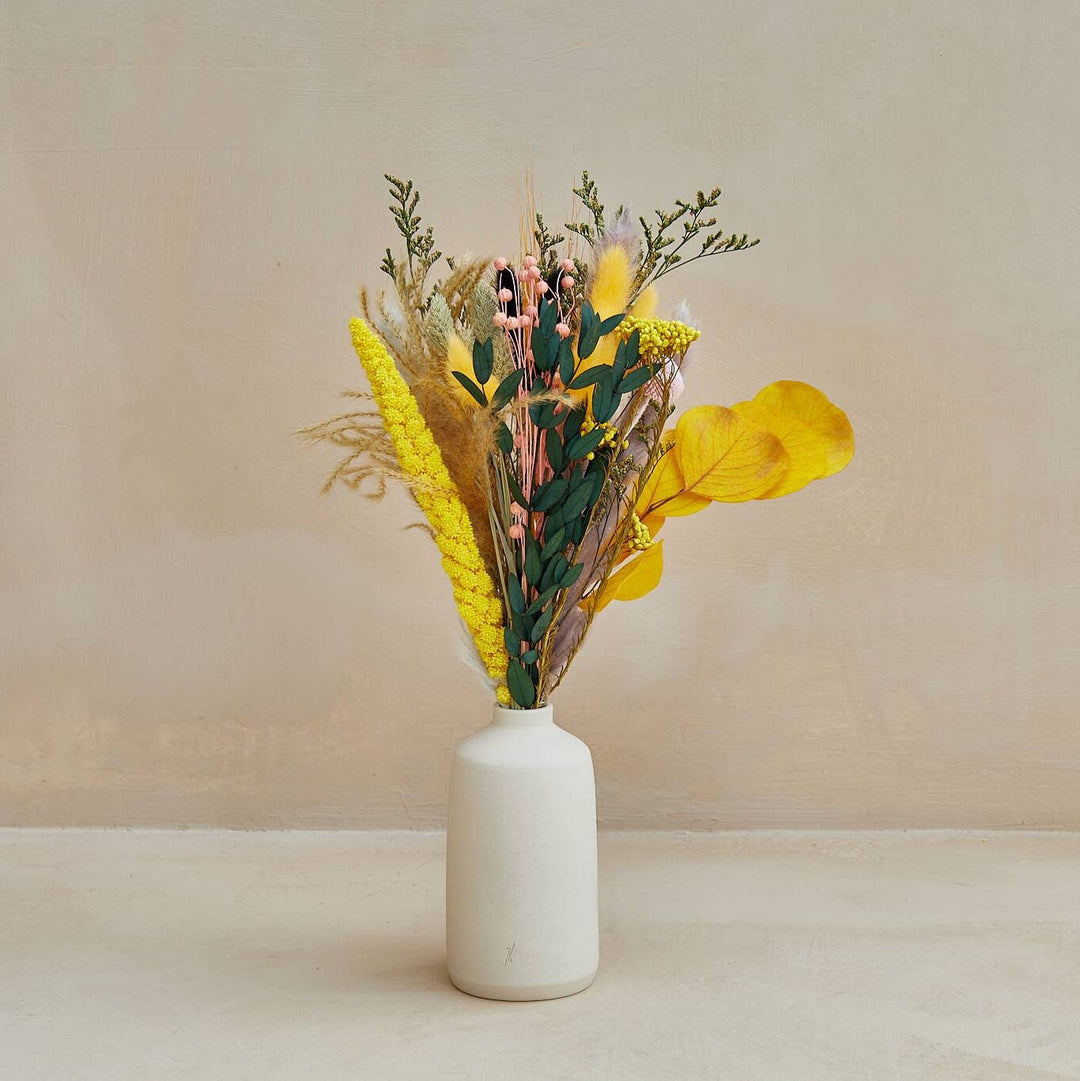 Yellow Hue Dried Floral Bouquet