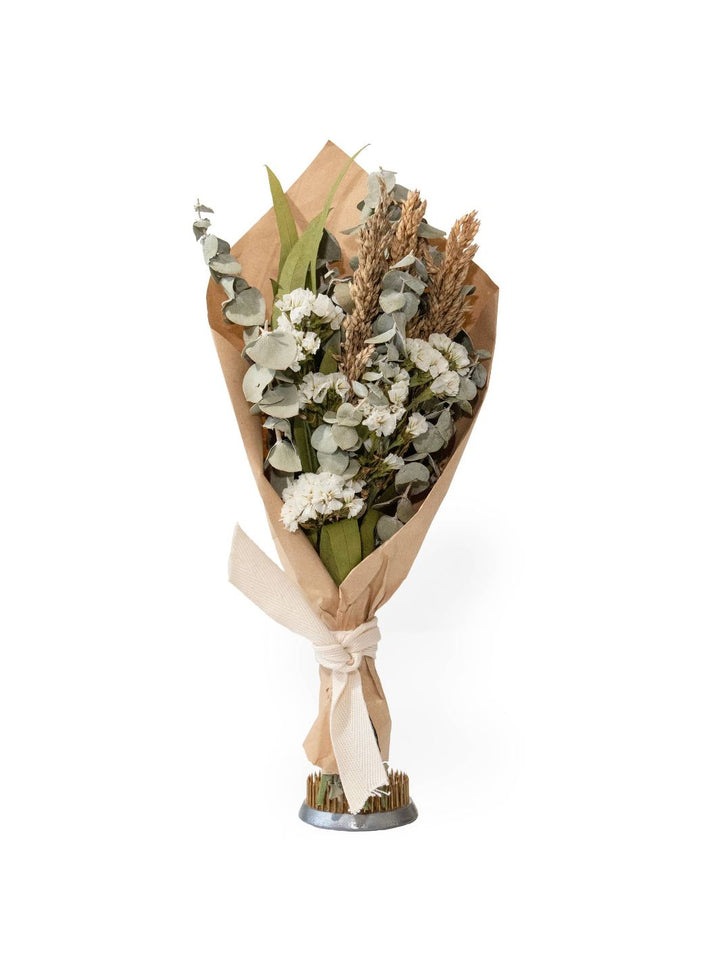 White Floral and Eucalyptus Bouquet