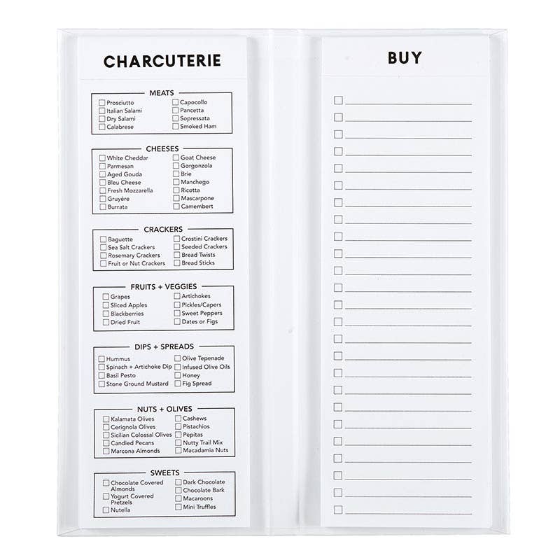 Charcuterie List Pad