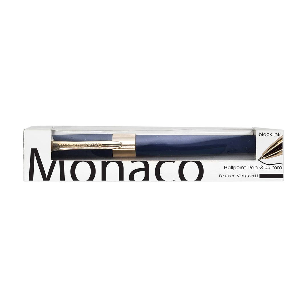 Monaco Soft Touch Ballpoint Pen with smooth ink flow.