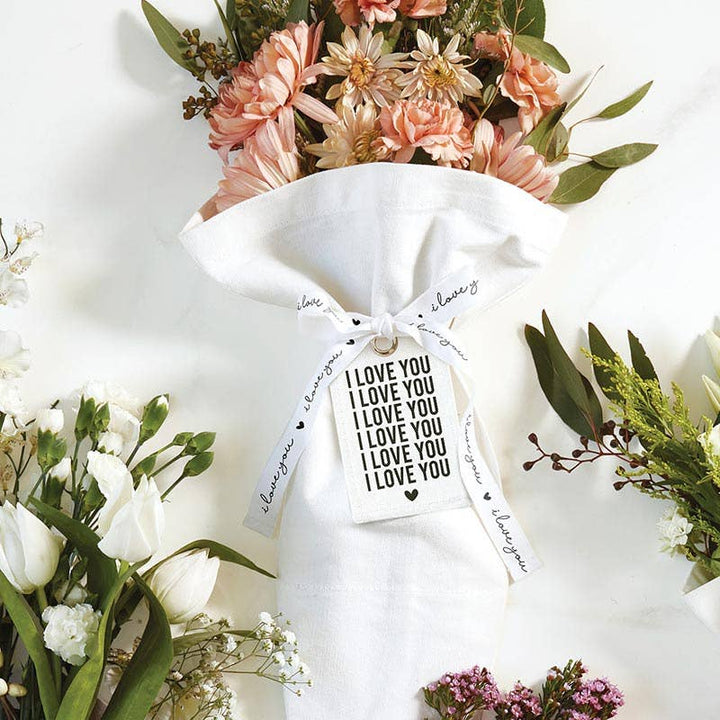 "I Love You" Bouquet Bag